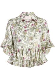 Cinq A Sept Gillian floral-print shirt - Grün