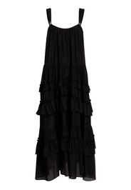 Cinq A Sept Kandra tiered cotton dress - Schwarz