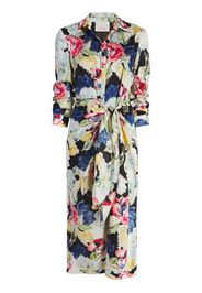 Cinq A Sept Seidenkleid mit Blumen-Print - Mehrfarbig