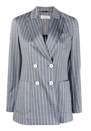 Circolo 1901 pinstripe-pattern double-breasted blazer - Blau