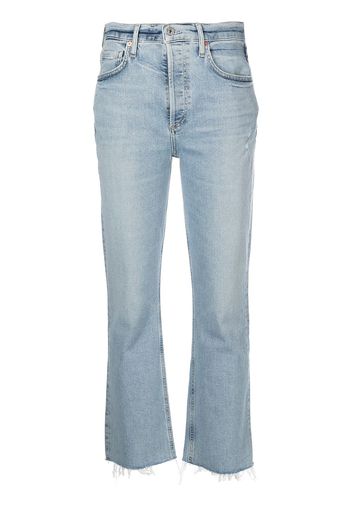 Citizens of Humanity Isola cropped boot-cut jeans - Blau