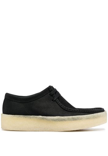 Clarks Originals Wallabee Schnürschuhe aus Wildleder - Schwarz