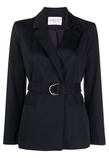 Claudie Pierlot Blazer mit Gürtel - Blau