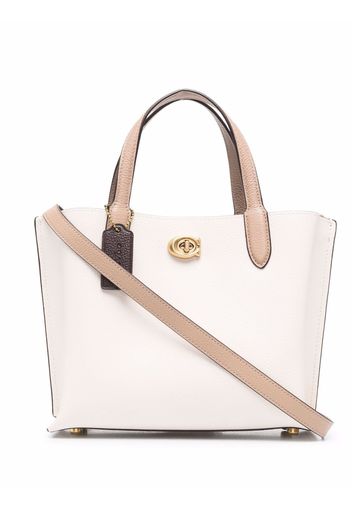 Coach leather tote bag - Nude