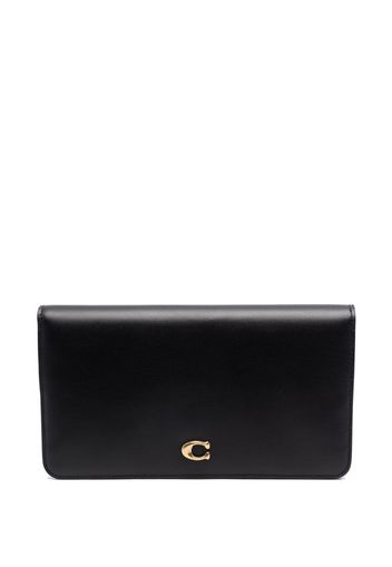 Coach Slim leather wallet - Schwarz