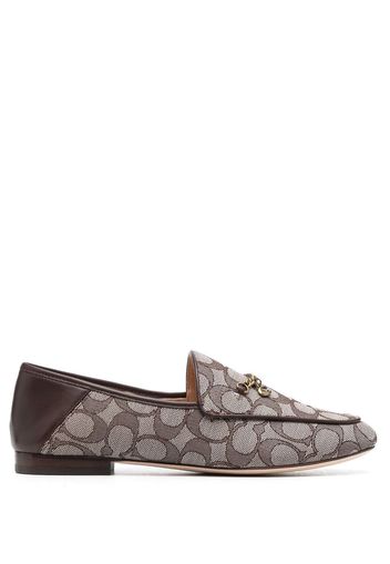 Coach Hanna logo-monogram loafers - Braun