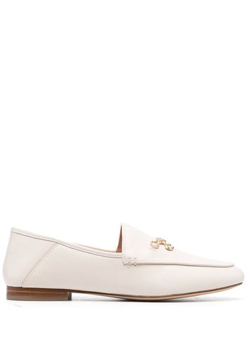 Coach Hannah chain-strap leather loafers - Nude