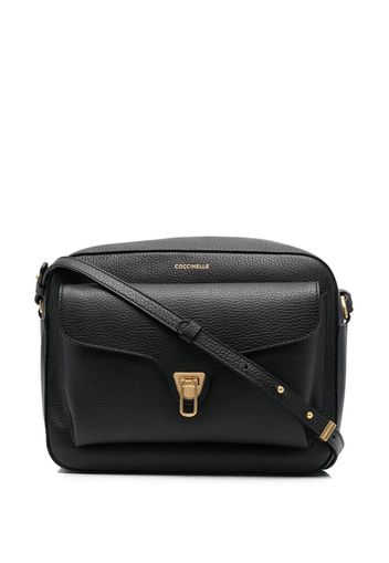 Coccinelle soft leather shoulder bag - Schwarz