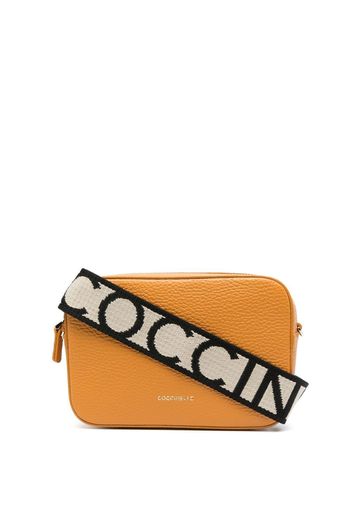 Coccinelle logo-plaque satchel bag - Gelb