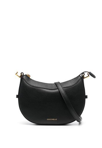 Coccinelle Whisper leather crossbody bag - Schwarz