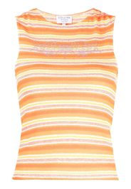 Collina Strada striped tank top - Orange