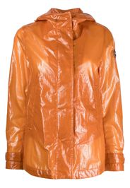 Colmar high-shine logo-patch jacket - Orange