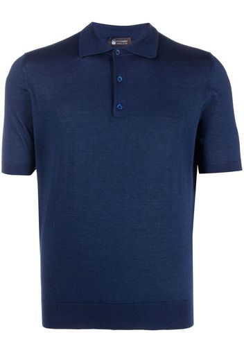 Colombo knitted polo shirt - Blau