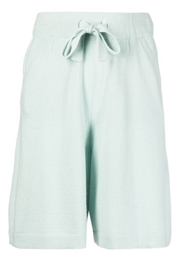 Colombo cashmere track shorts - Blau