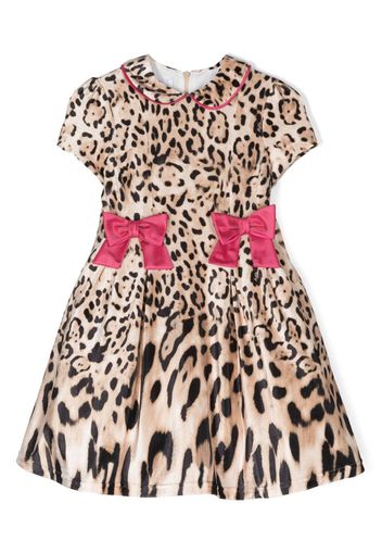 Colorichiari Kleid mit Leoparden-Print - Braun