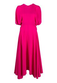 colville draped mid-length dress - Rosa