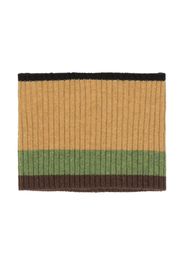 colville striped ribbed wool snood - Gelb