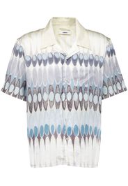 COMMAS Pattern-printed shirt - Weiß