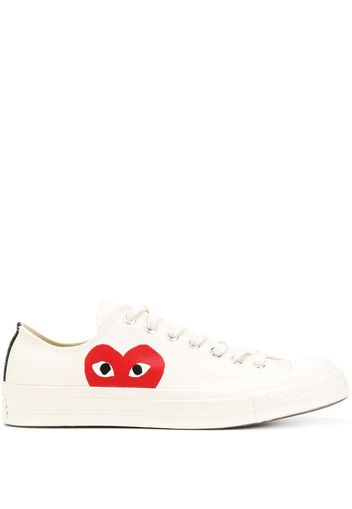 Comme Des Garçons Play x Converse Sneakers mit Logo-Print - Nude