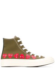 Comme Des Garçons Play x Converse Sneakers mit Logo-Print - Grün