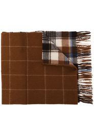 Comme Des Garçons Homme checked cashmere scarf - Braun