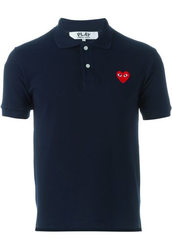 Comme Des Garçons Play Kurzärmeliges Poloshirt - Blau