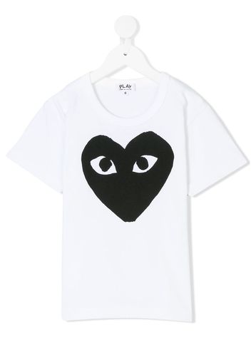 Comme Des Garçons Play Kids 'Play' T-Shirt - Weiß