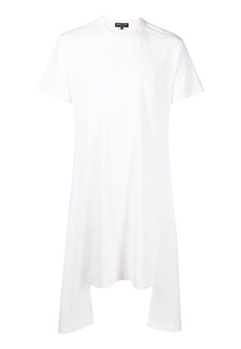 Comme Des Garçons Homme Plus asymmetric oversized T-shirt - Weiß