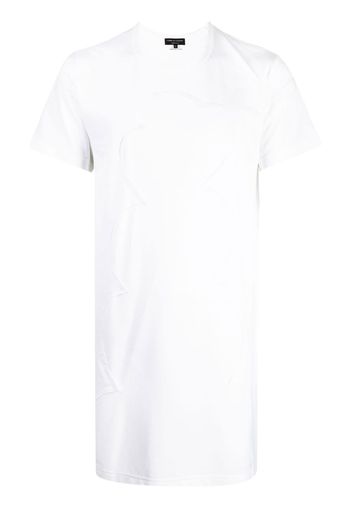 Comme Des Garçons Homme Plus long short-sleeve T-shirt - Weiß