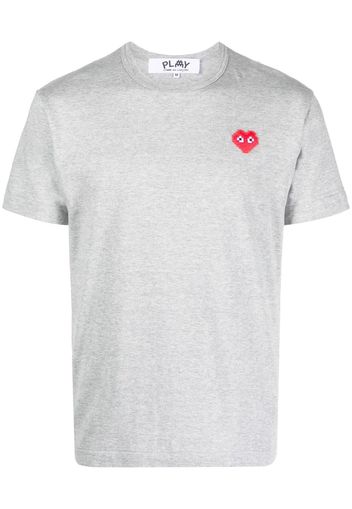 Comme Des Garçons Play short-sleeve cotton T-shirt - Grau