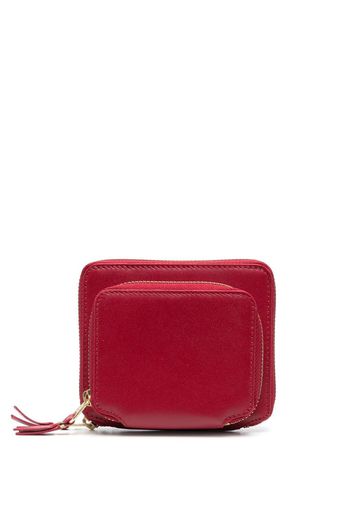 Comme Des Garçons Wallet external-pocket leather wallet - Rot