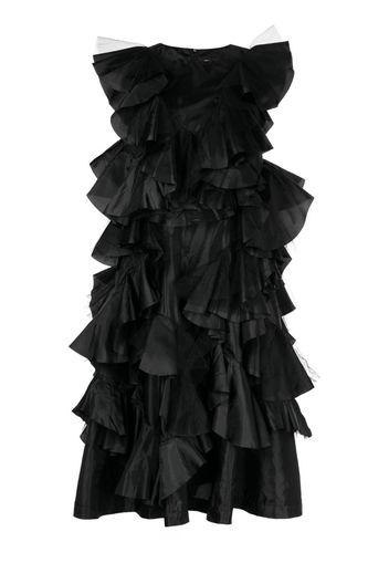 Comme Des Garçons Comme Des Garçons ruffled A-line dress - Schwarz