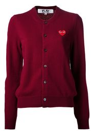 Comme Des Garçons Play Klassischer Cardigan - Rot