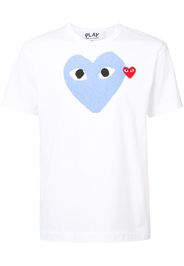 Comme Des Garçons Play T-Shirt mit Herz-Print - Weiß