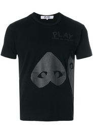 Comme Des Garçons Play T-Shirt mit Herz-Print - Schwarz