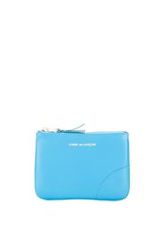 Comme Des Garçons Wallet Portemonnaie in Colour-Block-Optik - Blau