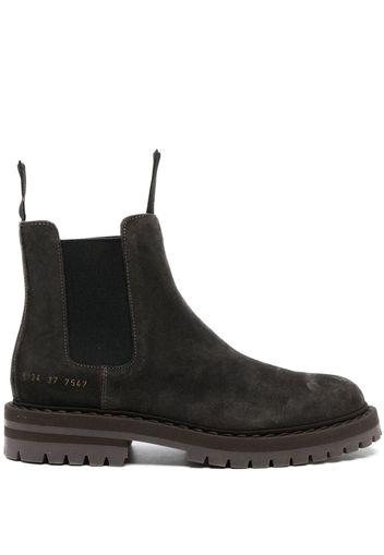 Common Projects Chelsea suede ankle boots - Grau