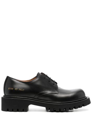 Common Projects lace-up leather oxford shoes - Schwarz