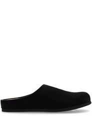 Common Projects suede clogs - Schwarz