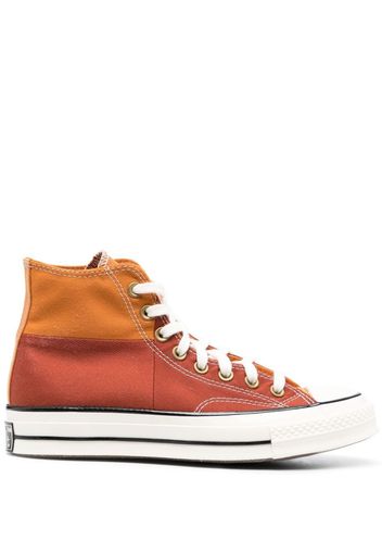 Converse logo-detail lace-up sneakers - Orange