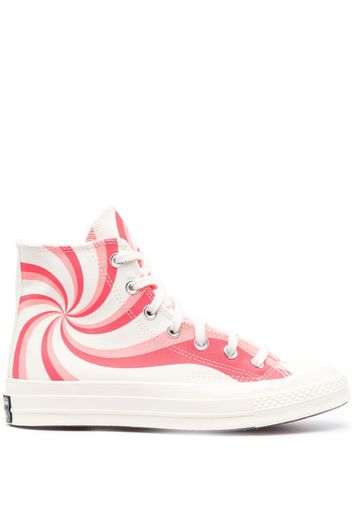 Converse graphic-print high-top sneakers - Rosa