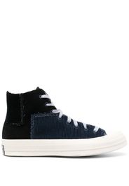 Converse logo-patch round-toe sneakers - Blau
