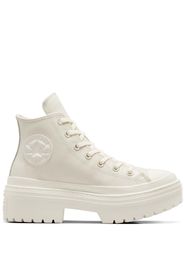 Converse lugged heel platform hi sneakers - Nude