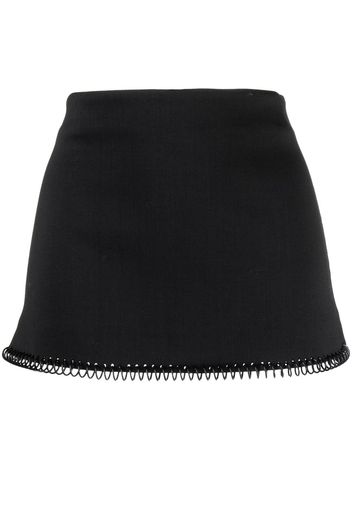 Coperni low-rise mini skirt - Schwarz