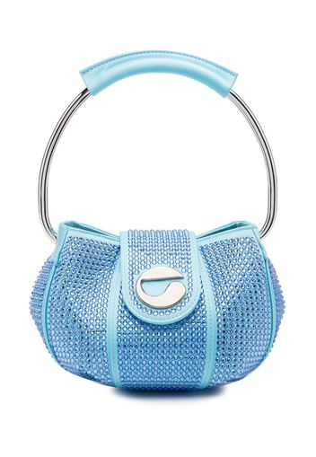 Coperni crystal-embellished tote bag - Blau