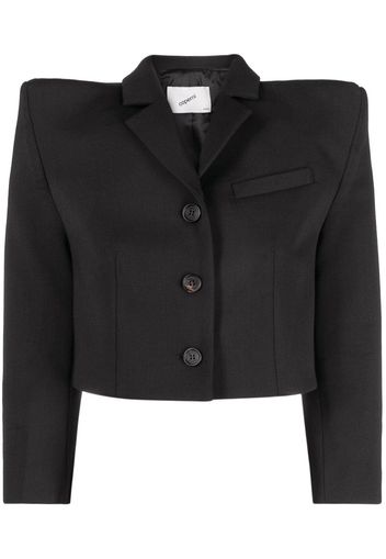 Coperni Power cropped blazer - Schwarz