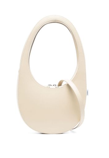 Coperni Swipe leather tote bag - Nude