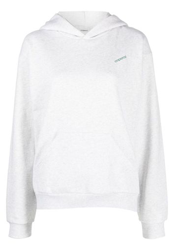 Coperni logo-print jersey hoodie - Grau