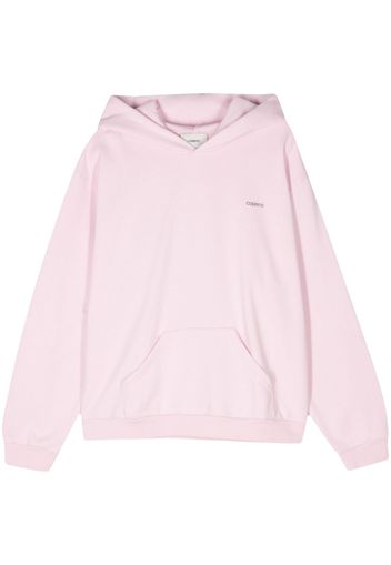 Coperni logo-print drop-shoulder hoodie - Rosa