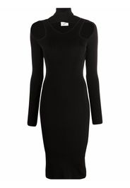 Coperni Strickkleid mit Cut-Outs - Schwarz